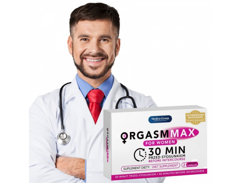 Tabletki na orgazm kobiet wzrost libido szybkie działanie OrgasmMax - 2 kapsułki - 3